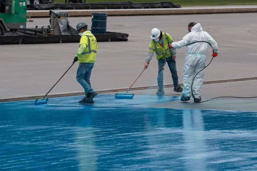 Blue Coating Peels From Lincoln Memorial Reflecting Pool Amid Renovation Questions